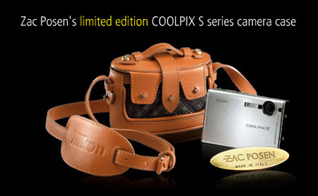Limitovaná kožená brašna Nikon Coolpix od Zaca Posena
