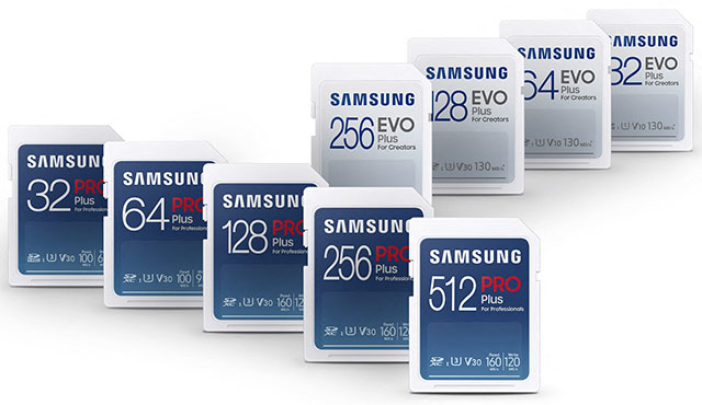 Samsung uvádí novou generaci SD karet EVO Plus a PRO Plus