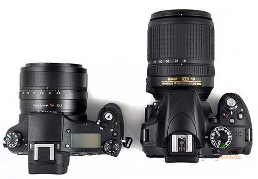 1" vs. APS-C: Sony RX10 vs. Nikon D3300+18-140mm