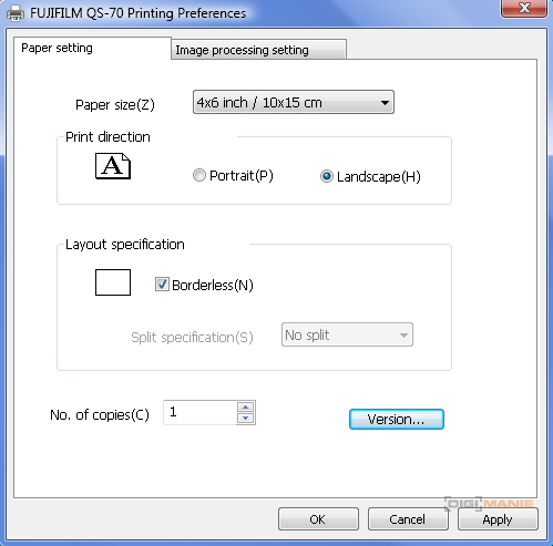 FinePix Printer QS-70: domácí fotolab?
