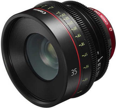 Objektiv Canon CN-E 35mm T1.5L a firmwary pro EOS Cinema