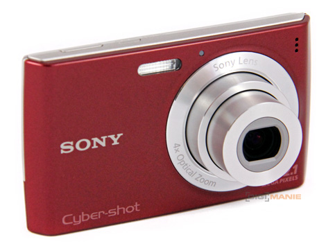 Sony Cyber-shot W510: červený základ
