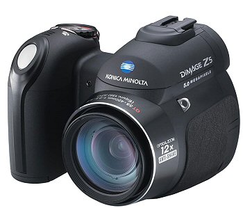 DiMAGE Z5: pět milionů v klidu