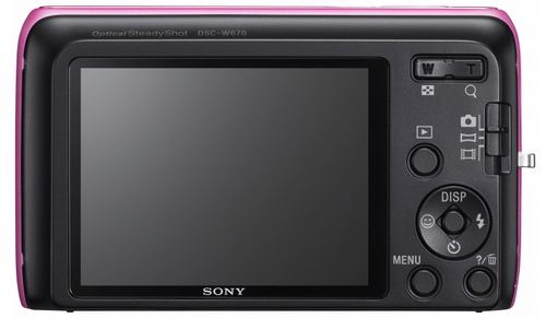 Stylový Sony Cyber-shot W670 se 6× optickým zoomem