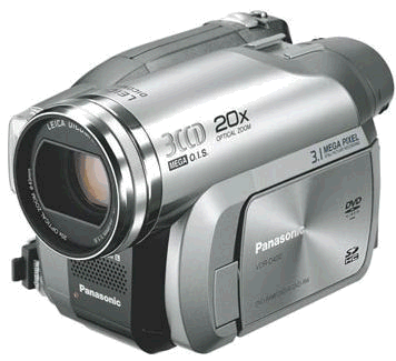 Panasonic VDR-D400: 3CCD DVD videokamera již s 20x optickým zoomem