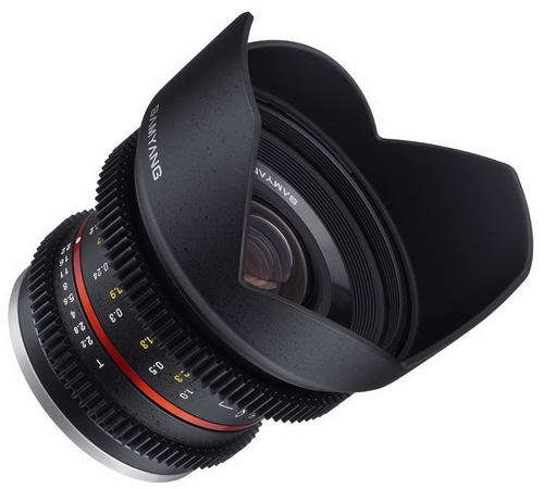 Video objektivy Samyang 12mm T2.2, 10mm T3.1 a 7,5mm T3.8