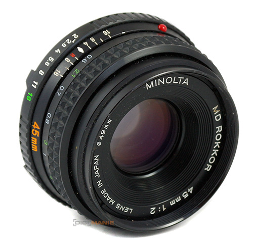 Minolta MD Rokkor 45mm F2.0 (MD)