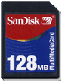CeBIT 2003: 128MB MMC karta od SanDisku