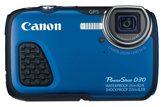 Outdoorový Canon PowerShot D30 do hloubky až 25 metrů