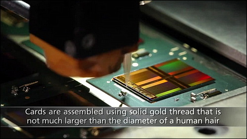 Výroba paměťových karet u Lexaru