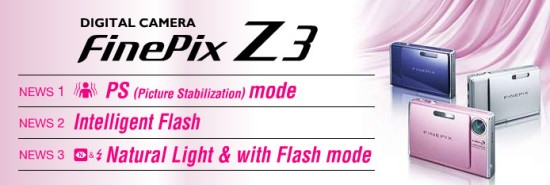 Fujifilm uvádí FinePix Z3 Zoom