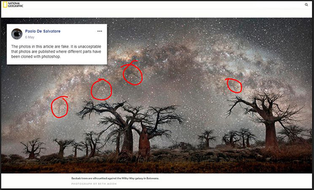 National Geographic terčem kritiky, zveřejnil falešný snímek Mléčné dráhy