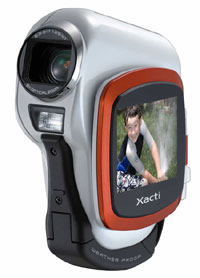 Videokamera Sanyo Xacti CA6, která se ráda koupe