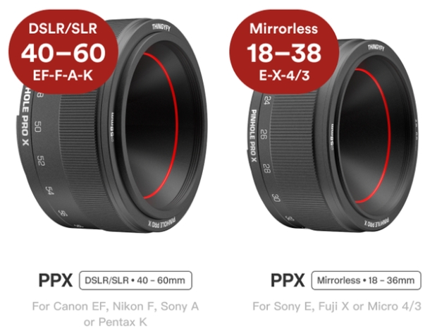 Pinhole Pro X, pinhole objektiv se zoomem