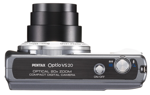 Kapesní ultrazoom Pentax Optio VS20 se dvěma spouštěmi a dobrou světelností