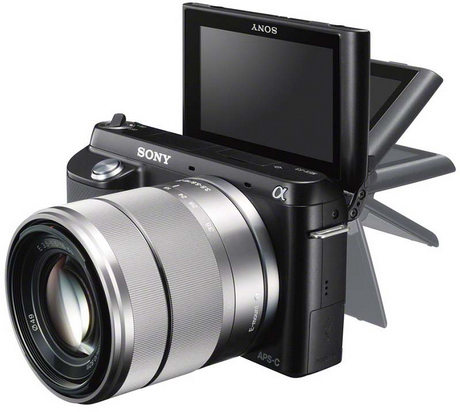 Nový Sony NEX-F3 s otočným displejem