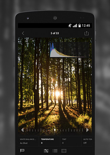 Adobe Lightroom Mobile už i pro Android