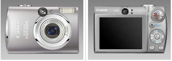 Canon IXUS 850 IS a 900 Ti