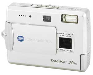 Konica Minolta X50: tenký a rychlý elegán