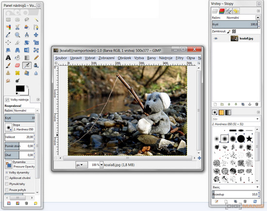 Fotíme s Koalou: Software, RAWy, obrazové formáty
