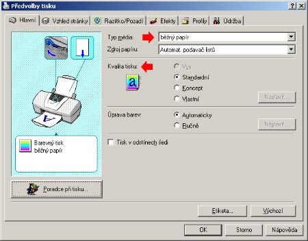 Reprezentace barev v PC, CMYK a tisk