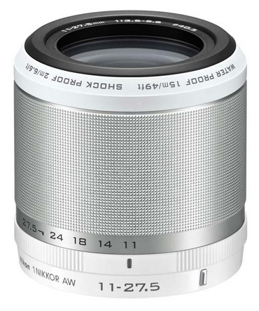 Vodotěsné objektivy 11-27,5mm F3,5-5,6 a 10mm F2,8 pro Nikon 1