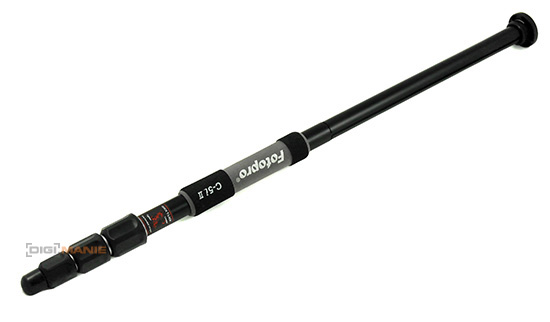 Rollei C5i-II monopod s přidaným sloupcem