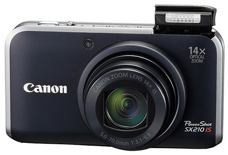 Canon PowerShot SX210 IS se 14× zoomem