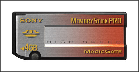 Sony ohlašuje 4 GB Memory Stick PRO
