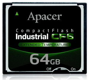 Apacer představil Compact Flash karty CF6