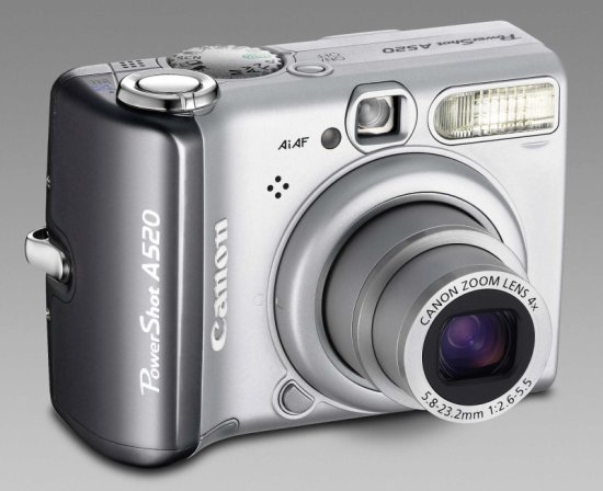 Canon PowerShot A520: Tak trochu jiné Áčko s plným manuálem