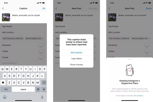 Instagram využije AI ke kontrole útočných popisků