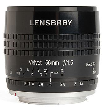 Lensbaby uvedlo objektiv Velvet 56mm F1.6