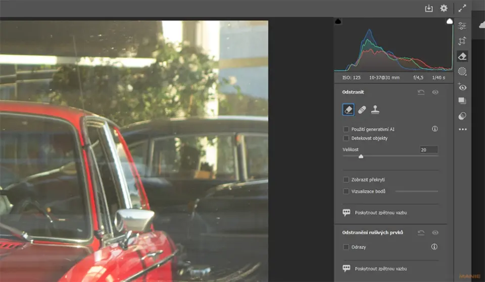 Adobe Camera Raw Odrazy