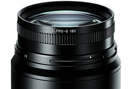 Tilt-shift objektiv Leica TS APO-Elmar-S 120mm a makropředsádka Elpro-S 180