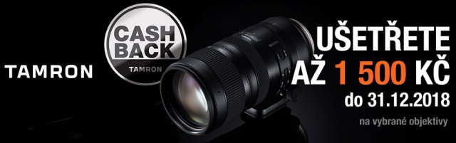 Tamron spustil cashback na objektivy, vrací až 1500 Kč