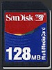 CeBIT 2003: 128MB MMC karta od SanDisku