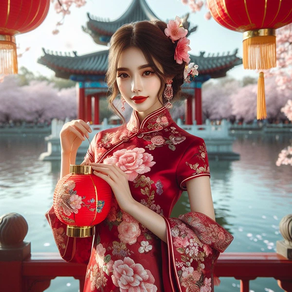 AI snímek čínské ženy