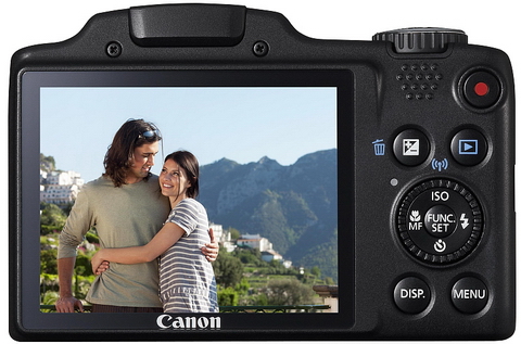 Canon PowerShot SX510 HS zezadu