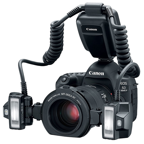 Canon Macro Twin Lite MT-26EX-RT na zrcadlovce