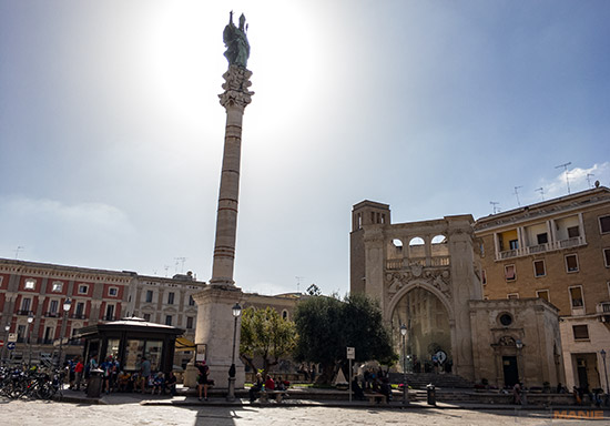 Lecce socha San Oronzo