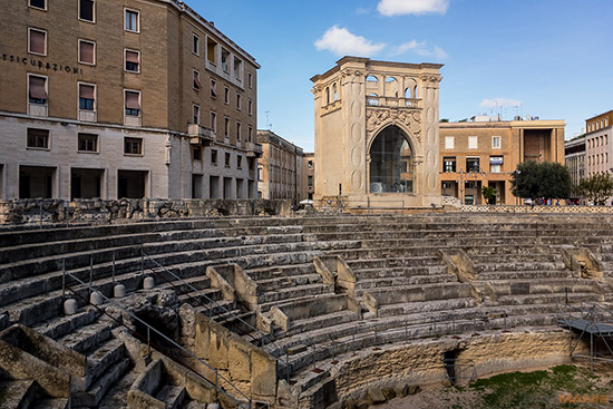Lecce římský amfiteátr