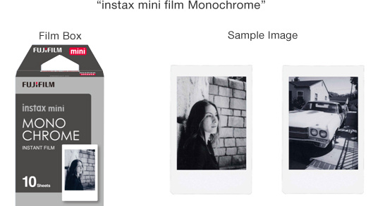 Instax mini film Monochrome