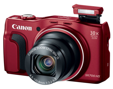 Canon PowerShot SX700 HS červený