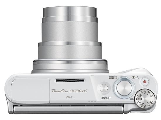 Canon PowerShot SX730 HS horní strana
