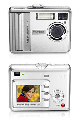 Kodak's new 5 Megapixel Easyshare C530 / C315 / CD50 - digital camera and photography news