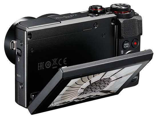 Canon PowerShot G7 X Mark II výklopný displej