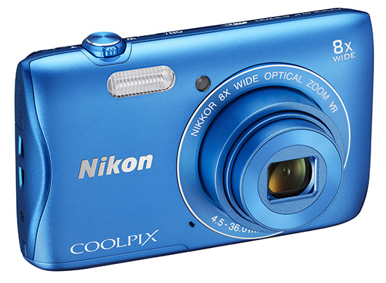 Nikon Coolpix S3700 modrý