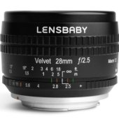 Lensbaby uvedlo objektiv Velvet 28 pro zrcadlovky i CSC