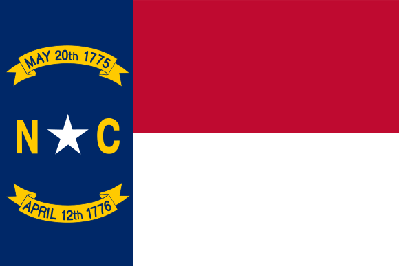 Severní Karolina vlajka